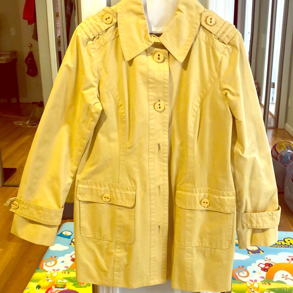 EUC Esprit Yellow spring coat